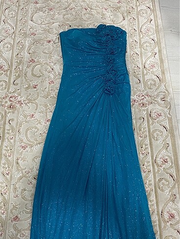Şeref vural turkuaz abiye - Görsel 9