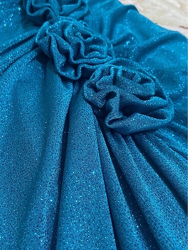 Şeref vural turkuaz abiye - Görsel 6