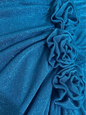 Şeref vural turkuaz abiye - Görsel 5