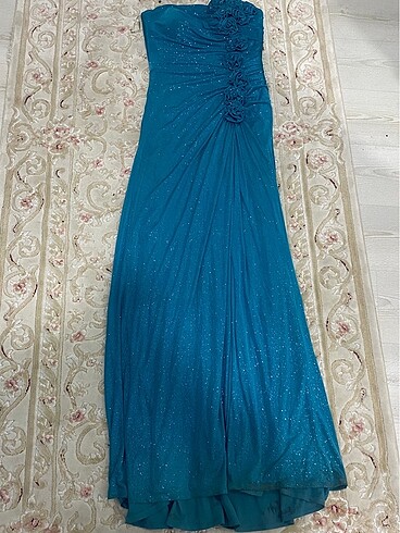 Şeref vural turkuaz abiye - Görsel 12