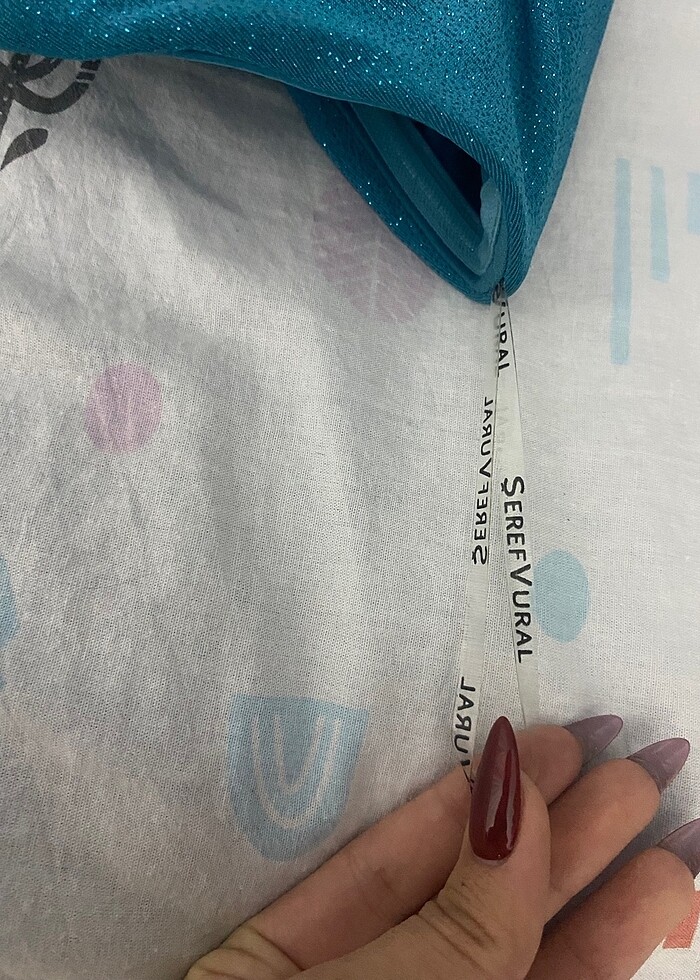 Şeref vural turkuaz abiye - Görsel 3