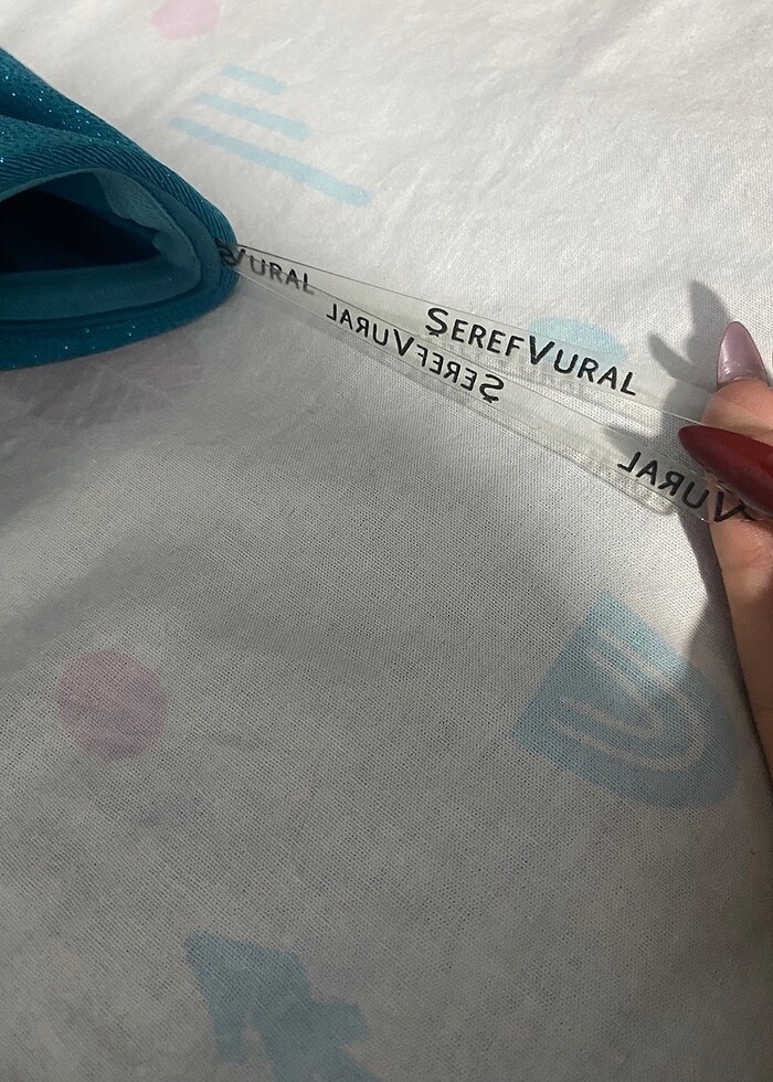 Şeref vural turkuaz abiye - Görsel 4