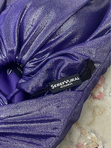 şeref vural mor parlak abiye - Görsel 6