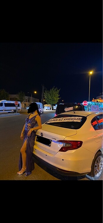 şeref vural mor parlak abiye - Görsel 2