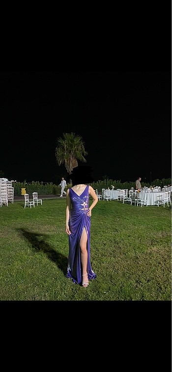 şeref vural mor parlak abiye - Görsel 3