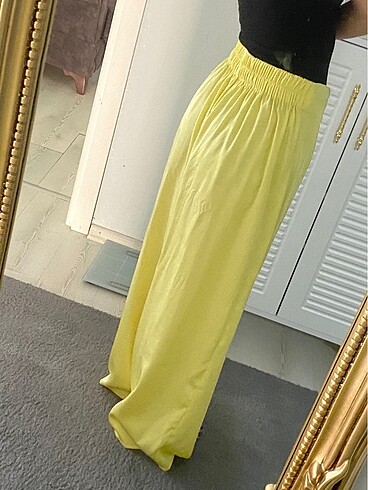 mango saten pantolon - Görsel 3