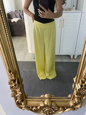 mango saten pantolon - Görsel 5