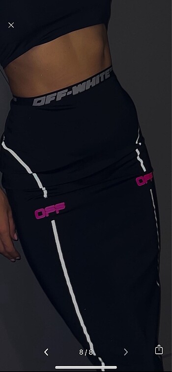 Off-white midi etek