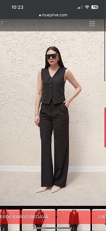 Zara İkili yelek takım