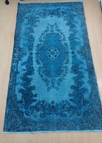 VINTAGE Dokuma Yün Isparta Halısı - Görsel 2