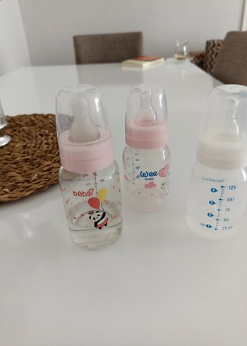 Pembe Bebek Biberon Seti 4'lü - Görsel 4