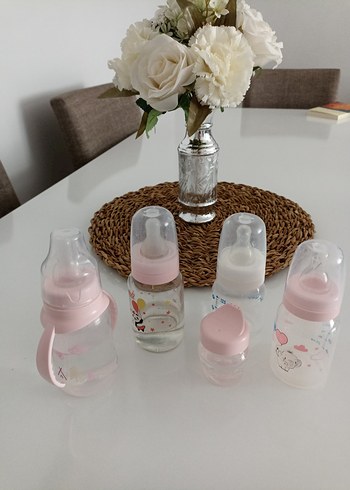 Pembe Bebek Biberon Seti 4'lü - Görsel 8