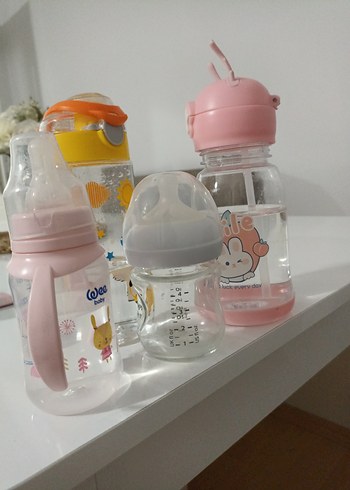 Pembe Bebek Biberon Seti 4'lü - Görsel 9