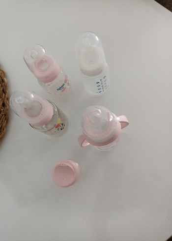 Pembe Bebek Biberon Seti 4'lü - Görsel 2