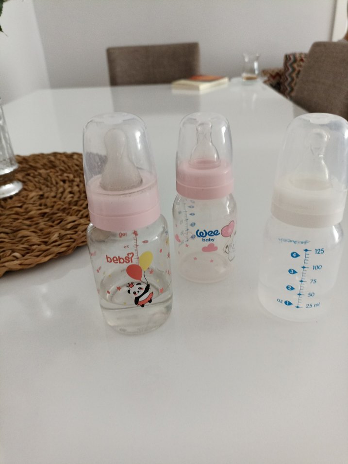 Pembe Bebek Biberon Seti 4'lü - Görsel 4