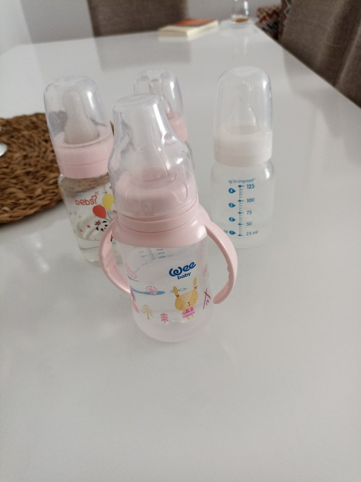 Pembe Bebek Biberon Seti 4'lü - Görsel 5