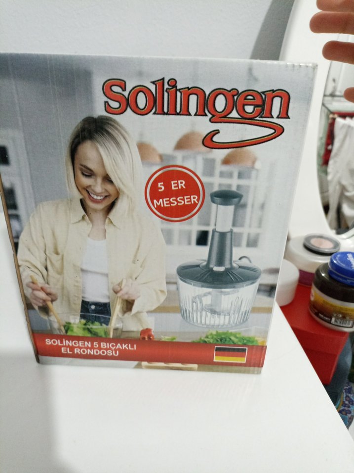 Solingen 5 Bıçaklı El Rondosu Turuncu-Gri - Görsel 2