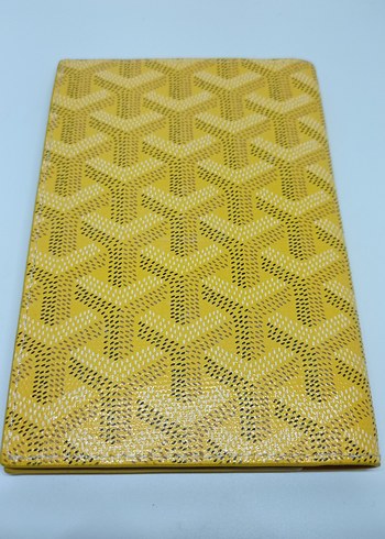 Maison Goyard Sarı Baskılı pasaportluk