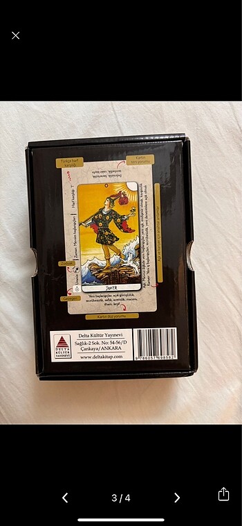  Beden Açıklamalı tarot kartları