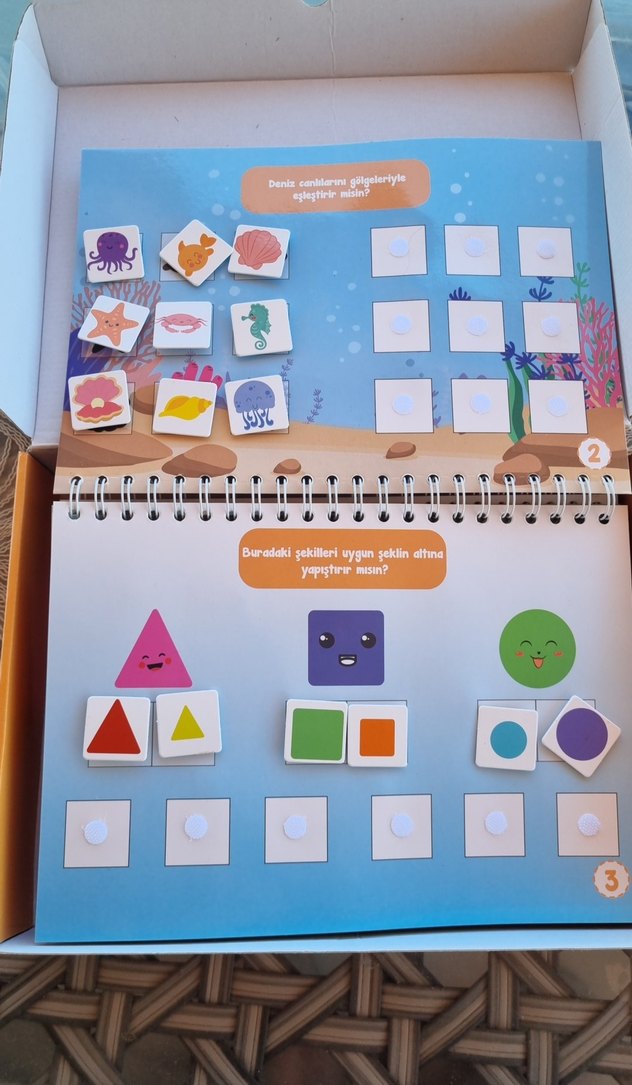 Mini Poi Eğitim Seti 1 - Renkli Eğitici Oyuncak 2li Set - Görsel 4