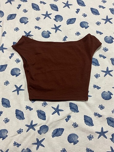 Zara Acı kahverengi crop