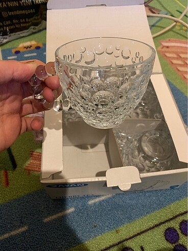 4 lü çay nescafe kulplu bardak