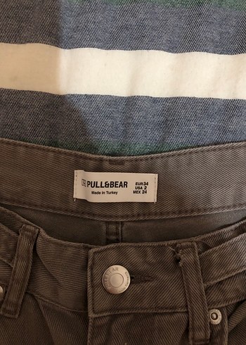 pull&bear kahverengi skater jean - Görsel 2