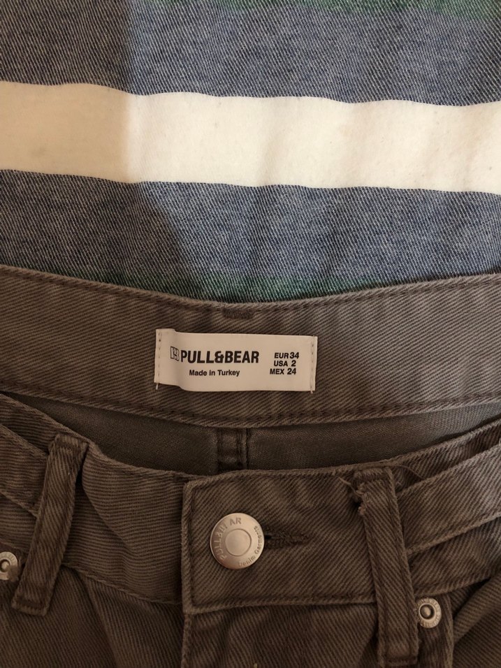 pull&bear kahverengi skater jean - Görsel 2