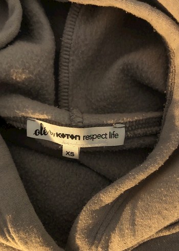 Koton Gri Kapüşonlu Kadın Sweatshirt - Görsel 2