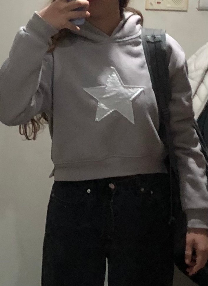 Koton Gri Kapüşonlu Kadın Sweatshirt - Görsel 3