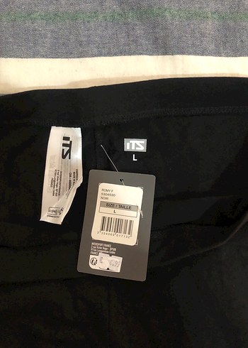 Siyah Kadın Normal Boy Tayt - Görsel 2