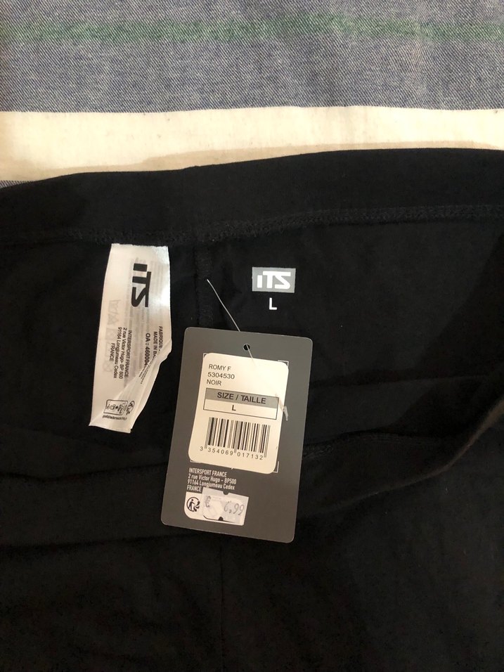 Siyah Kadın Normal Boy Tayt - Görsel 2