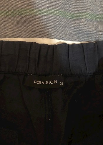 Kadın Lacivert Salaş  Pantolon - Görsel 3