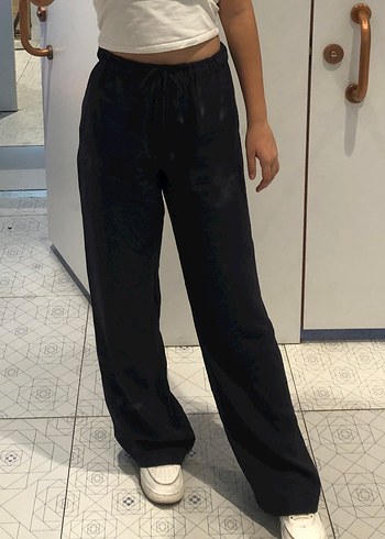 Kadın Lacivert Salaş  Pantolon - Görsel 4