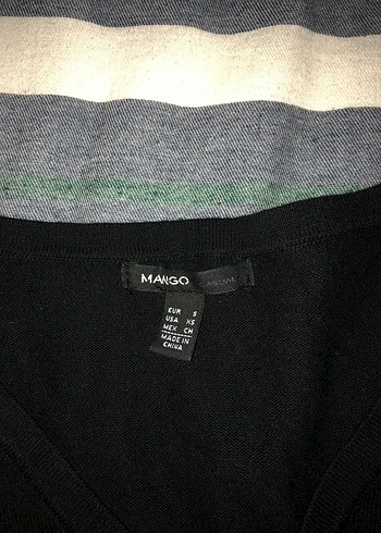 Siyah V Yaka Uzun Kollu Triko Elbise - Görsel 2