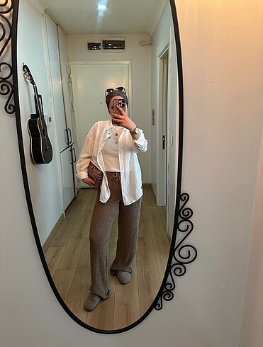 Bürümcük Müslim kumaş zara model pantolon