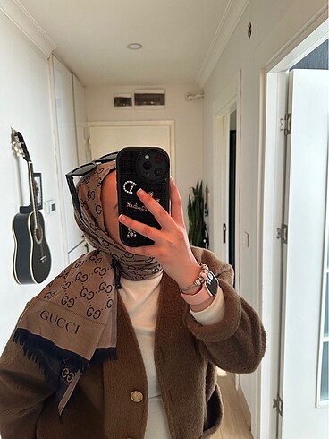 İthal yün ipek GUCCİ ŞAL