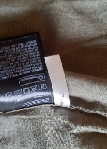 Orijinal harika hatasız haki mont kaban - Görsel 5