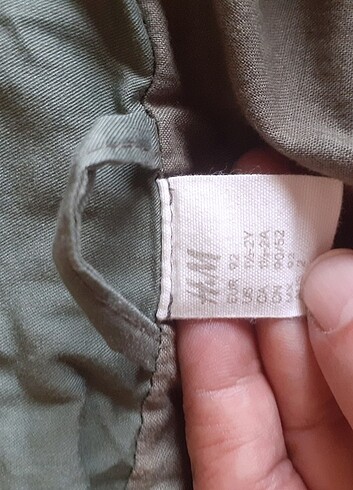 Orijinal harika hatasız haki mont kaban - Görsel 6