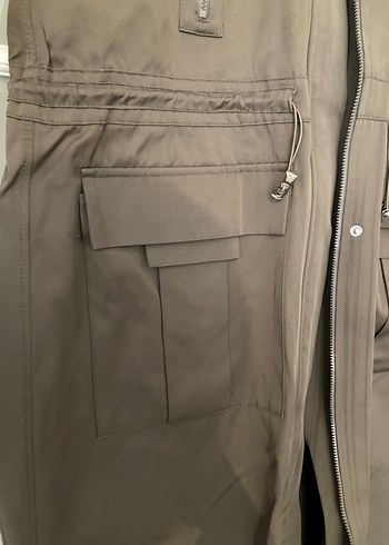 Kadın Yeşil renk Uzun Trençkot/Parka - Görsel 2