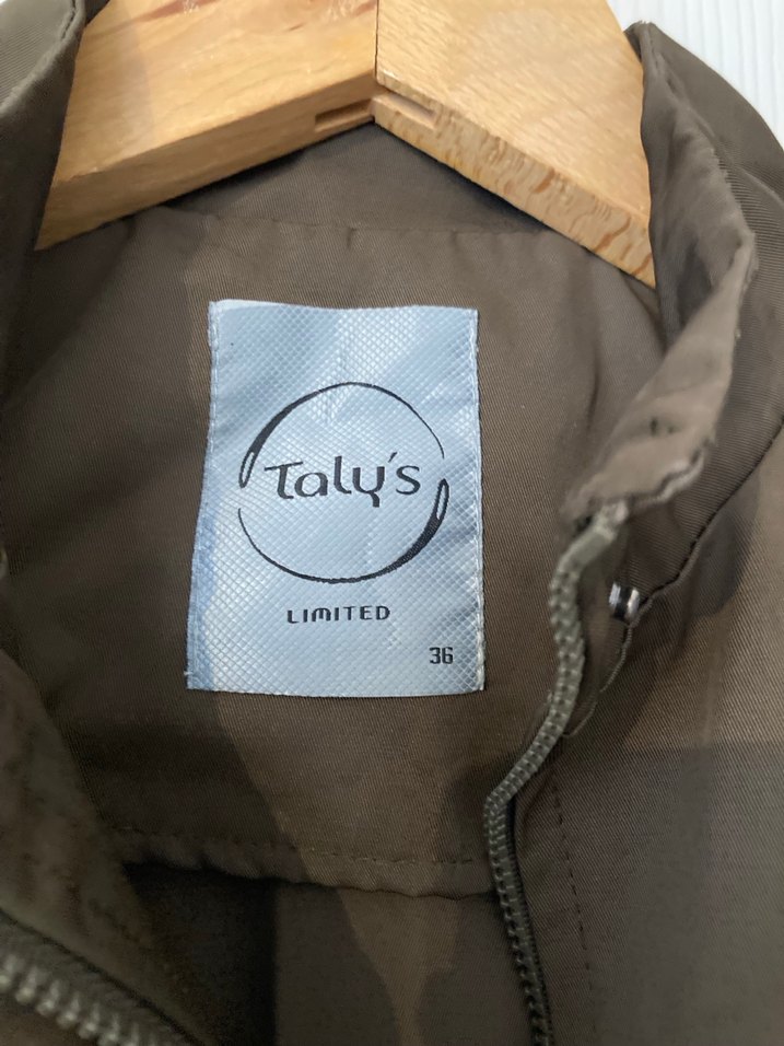 Kadın Yeşil renk Uzun Trençkot/Parka - Görsel 4