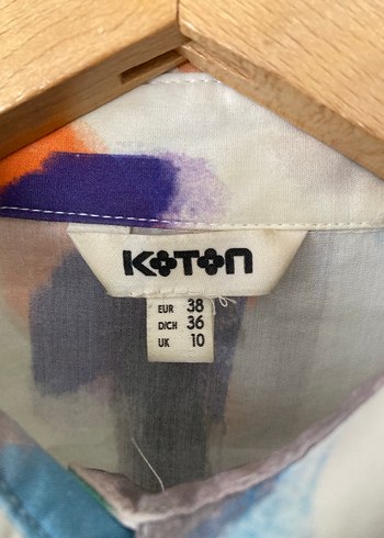 Kadın Çok Renkli Tie-Dye Gömlek - Görsel 4