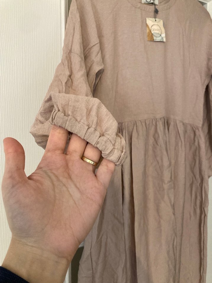 İncecik Yazlık Tam Boy Elbise - Görsel 3