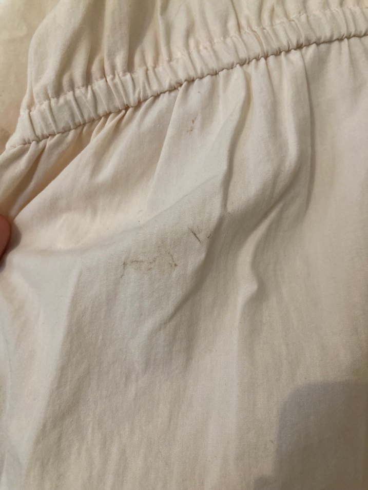 Zara Bej Keten Düğmeli Midi Gömlek - Görsel 5