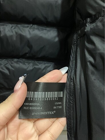 l Beden Zara kapitone puffer ceket şişme mont