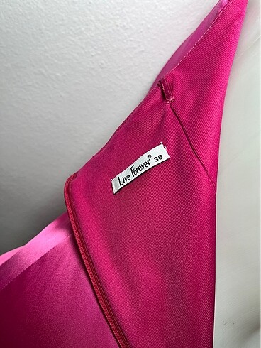 Straplez elbise taş detaylı - Görsel 8