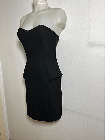 Straplez elbise - Görsel 2