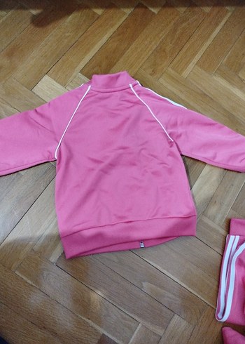 Kız Çocuk Pembe Adidas Eşofman Takımı - Görsel 3