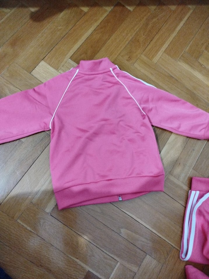 Kız Çocuk Pembe Adidas Eşofman Takımı - Görsel 3