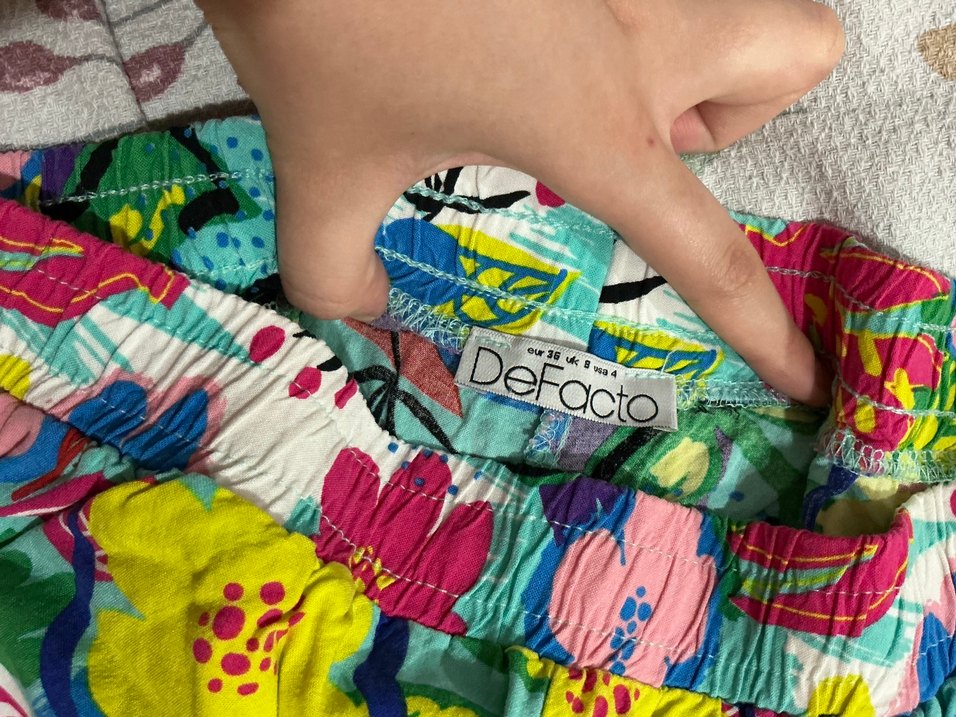 Çiçek Desenli Kadın Şort - Görsel 3